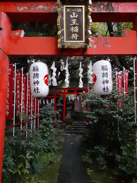 大森山王日枝神社の鳥居