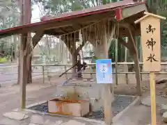 下総国三山　二宮神社の手水