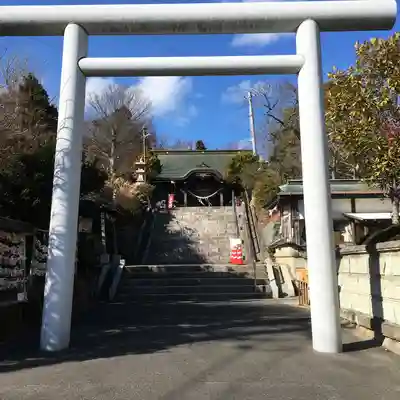 四倉諏訪神社の鳥居