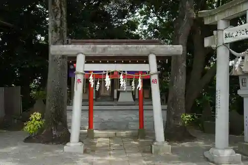 多摩川浅間神社の鳥居