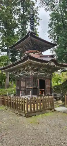 普門院（文知摺観音 安洞院）の塔