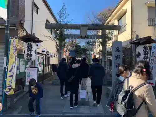 川越熊野神社の鳥居