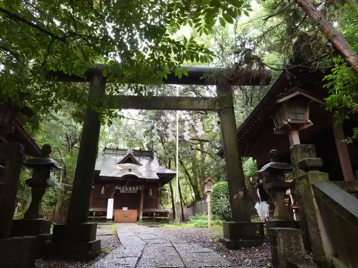 久米水天宮の鳥居