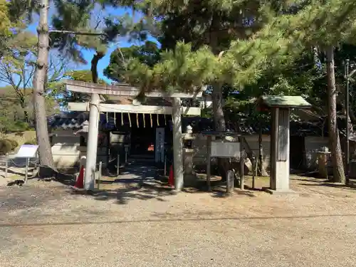 御剱八幡宮の鳥居