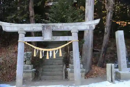 蟇目鹿島神社の鳥居