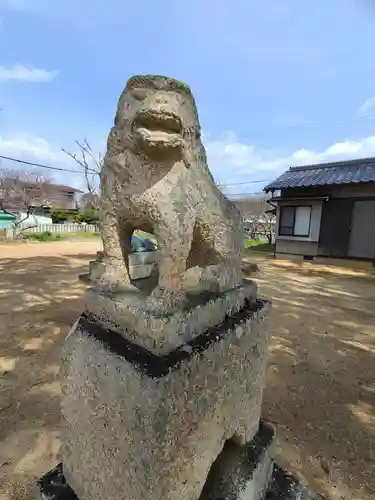 梶返天満宮の狛犬