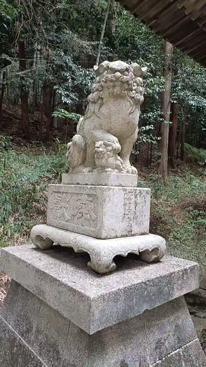 古浜神社の狛犬