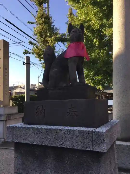 飛木稲荷神社の狛犬