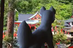 太皷谷稲成神社の狛犬