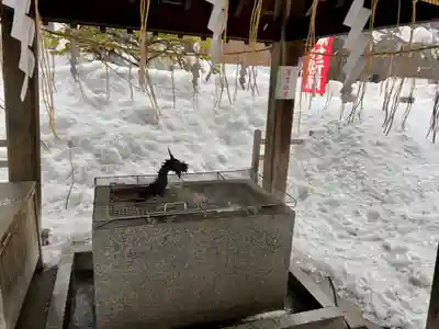 北海道神宮頓宮の手水舎
