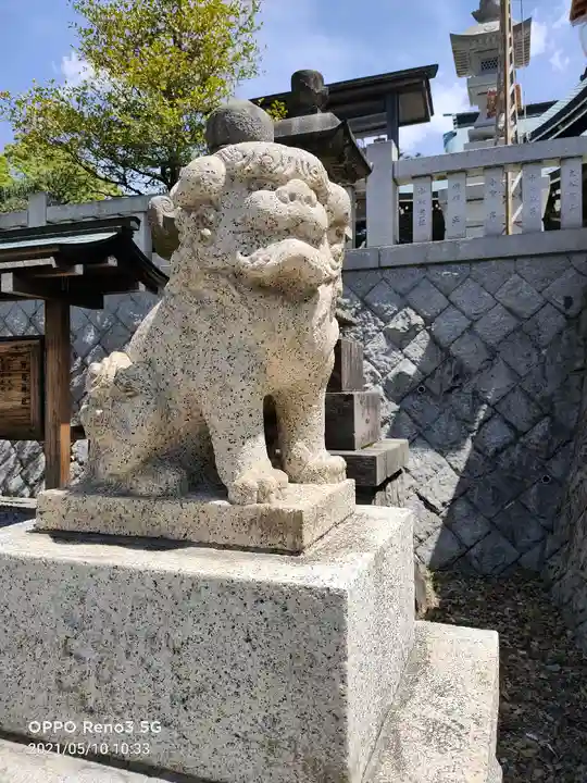 神峰神社の狛犬
