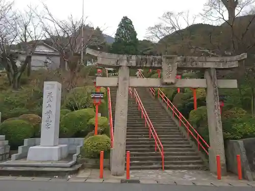 足立山妙見宮（御祖神社）の鳥居