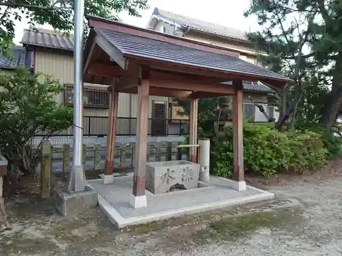 八幡社（壹之割八幡社）の手水舎