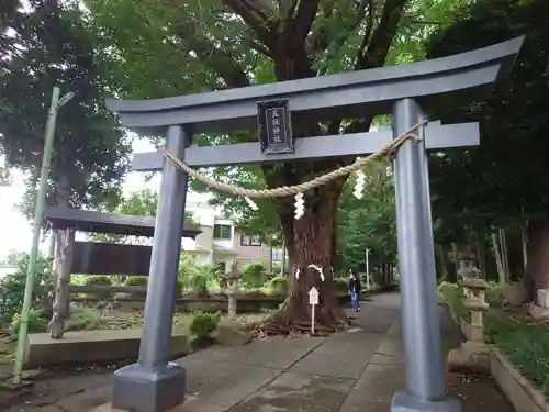 五社神社の鳥居