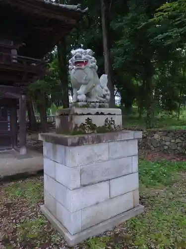 弓削神社の狛犬