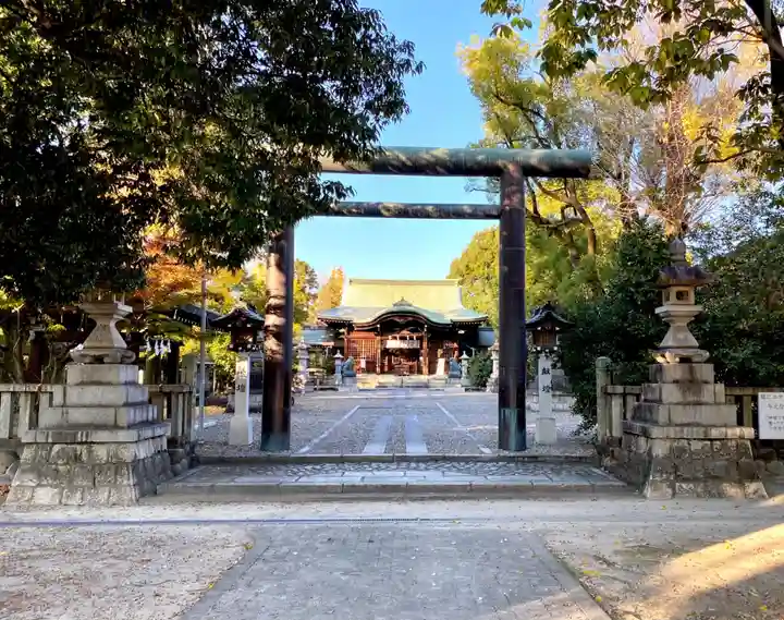 溝旗神社(肇國神社)の鳥居