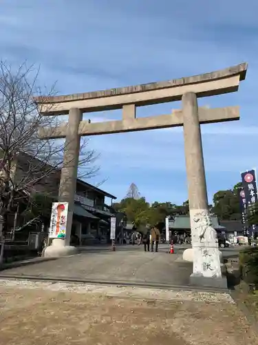 熊本縣護國神社の鳥居