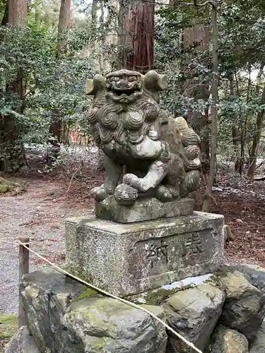 椿大神社の狛犬