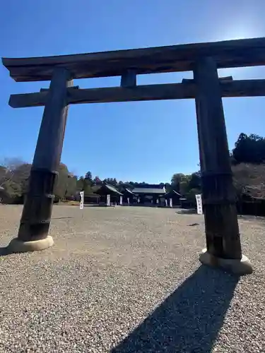 吉野神宮の鳥居