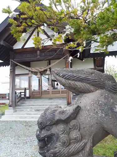 新篠津神社の狛犬