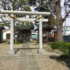 雷神社の鳥居