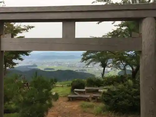 大虫神社（鬼ヶ嶽山頂）の景色