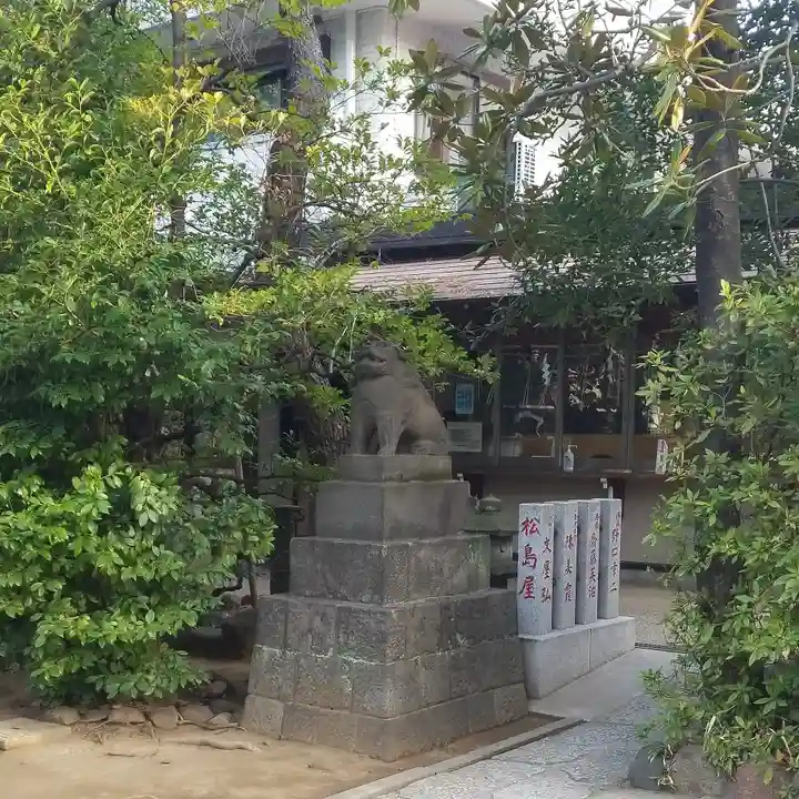 御田八幡神社の狛犬