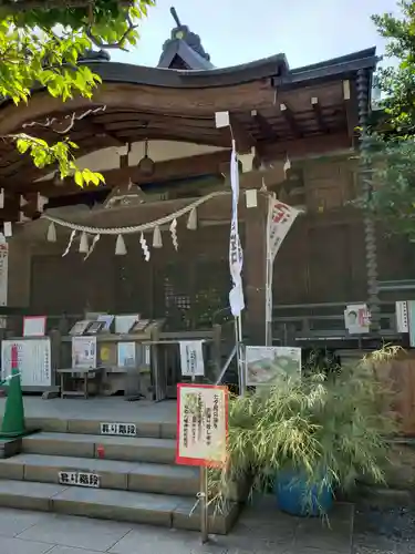 鳩森八幡神社の本殿・本堂