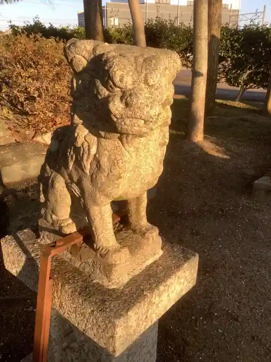 烏杜天神社(楽田天神)の狛犬