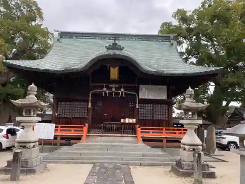 與賀神社の本殿・本堂