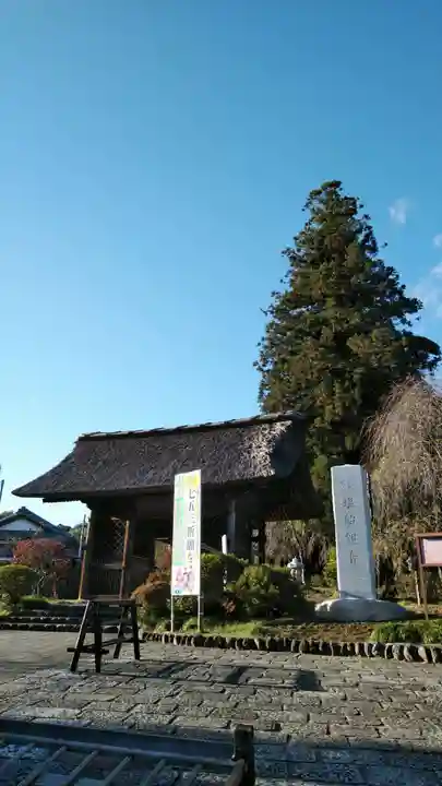 塩船観音寺の山門・神門