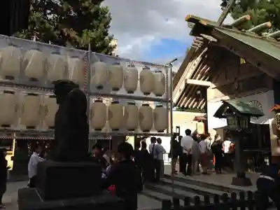 白石神社のお祭り