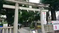 青山熊野神社の鳥居