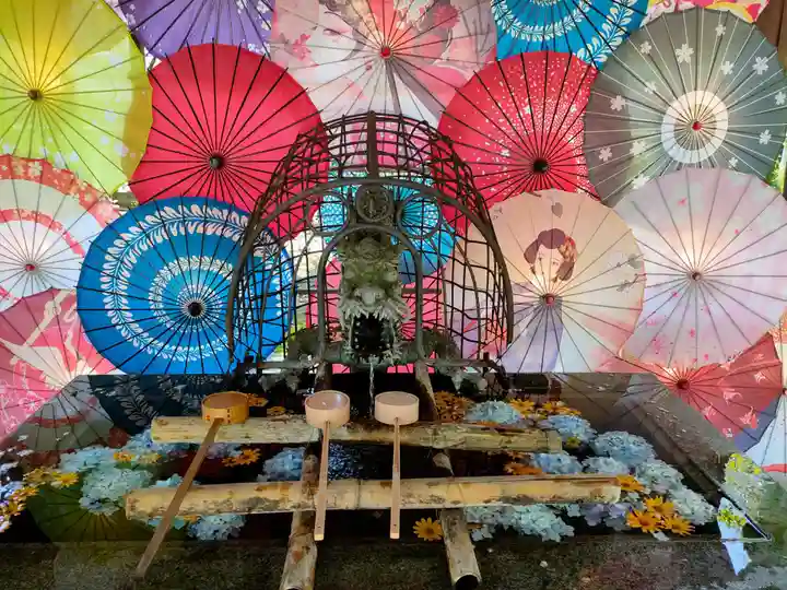 若宮神明社の手水舎