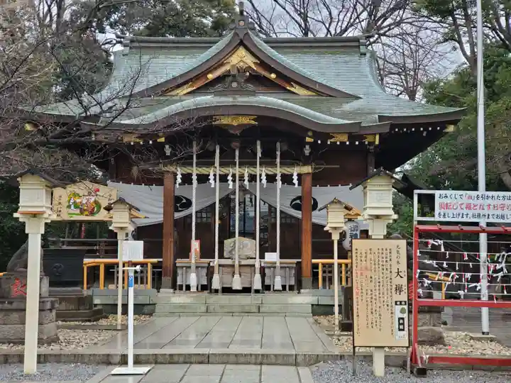 鎮守氷川神社の本殿・本堂