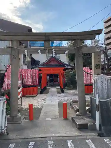 赤手拭稲荷神社の鳥居