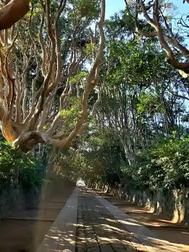 酒列磯前神社の景色