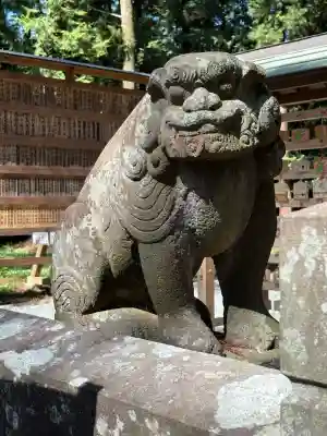 間々田八幡宮の狛犬