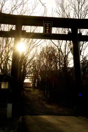 釧路一之宮 厳島神社の鳥居