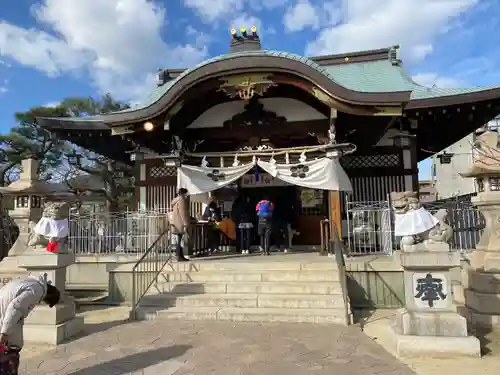 打出天神社の本殿・本堂