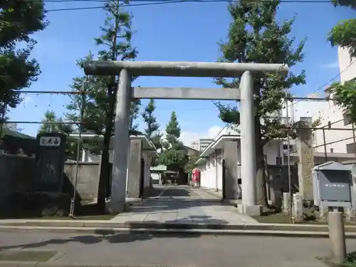 深川神明宮の鳥居