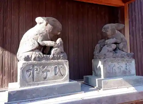 調神社の狛犬