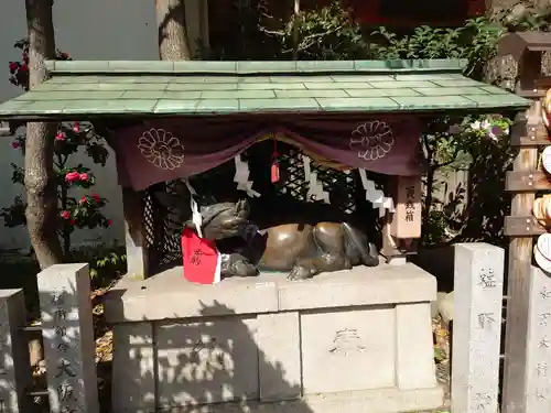 露天神社（お初天神）の像