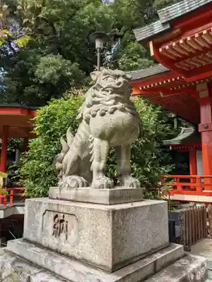 自由が丘熊野神社の狛犬
