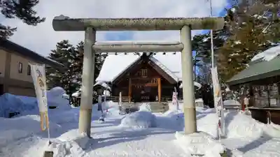 富良野神社の鳥居