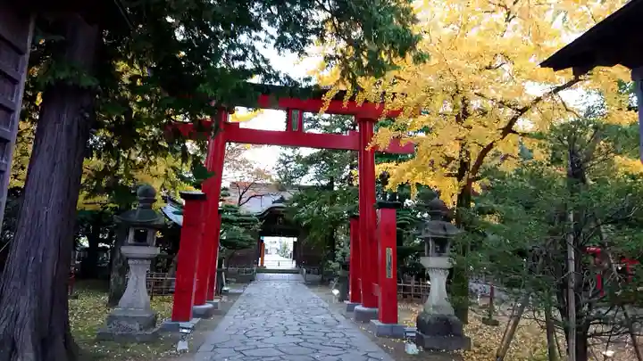 新発田諏訪神社の鳥居