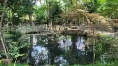 調神社の庭園