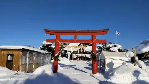 美瑛神社の鳥居