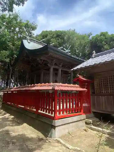 年毛神社の本殿・本堂