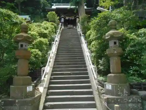 走水神社の景色